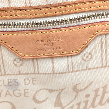 Louis Vuitton Damier Azur Neverfull MM 6 of 8