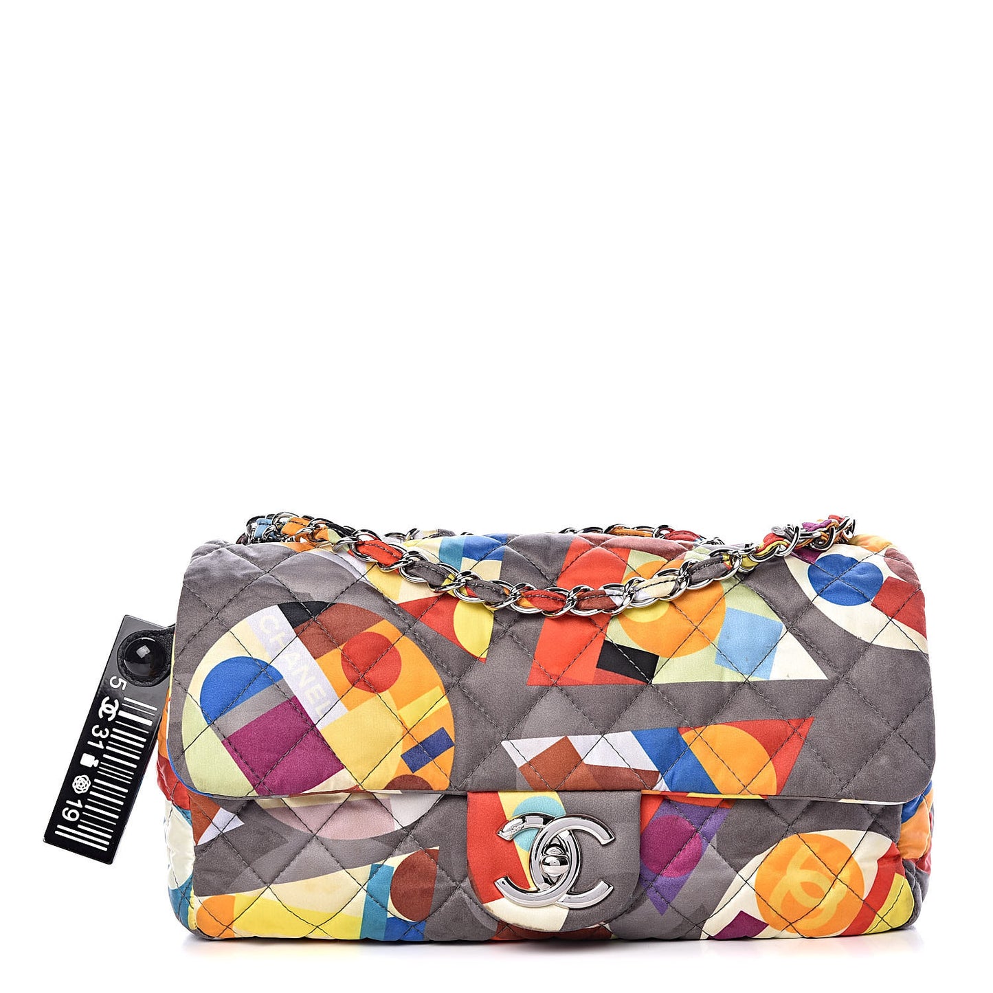 Nylon Printed Medium Coco Color Flap Multicolor