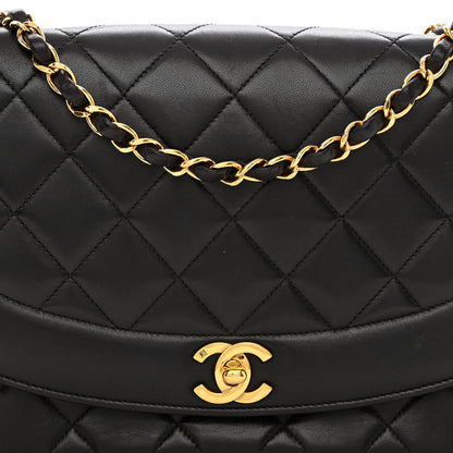 Chanel Lambskin Quilted Medium Single Flap Black 8 of 11