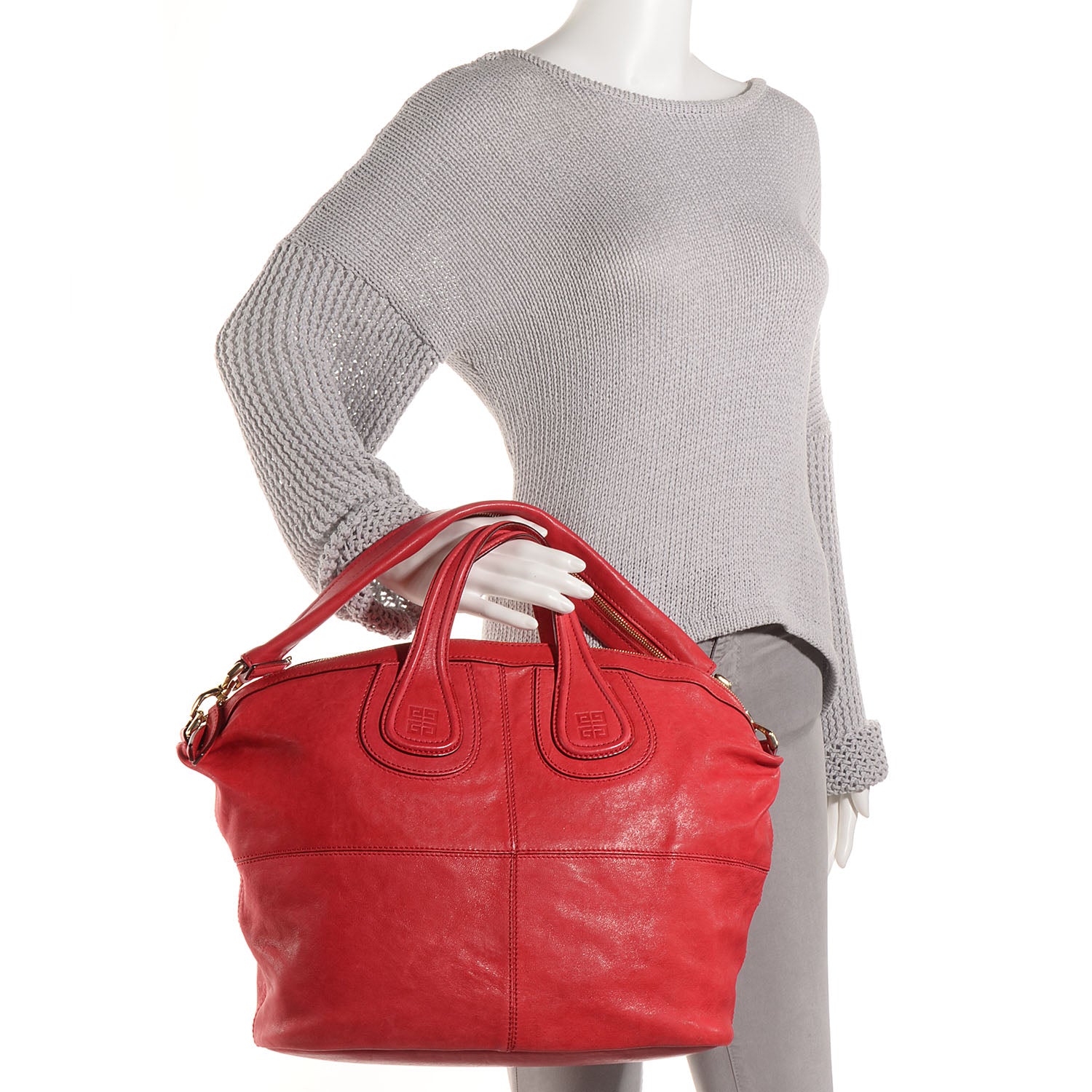 Givenchy Lambskin Medium Nightingale Red 2 of 10
