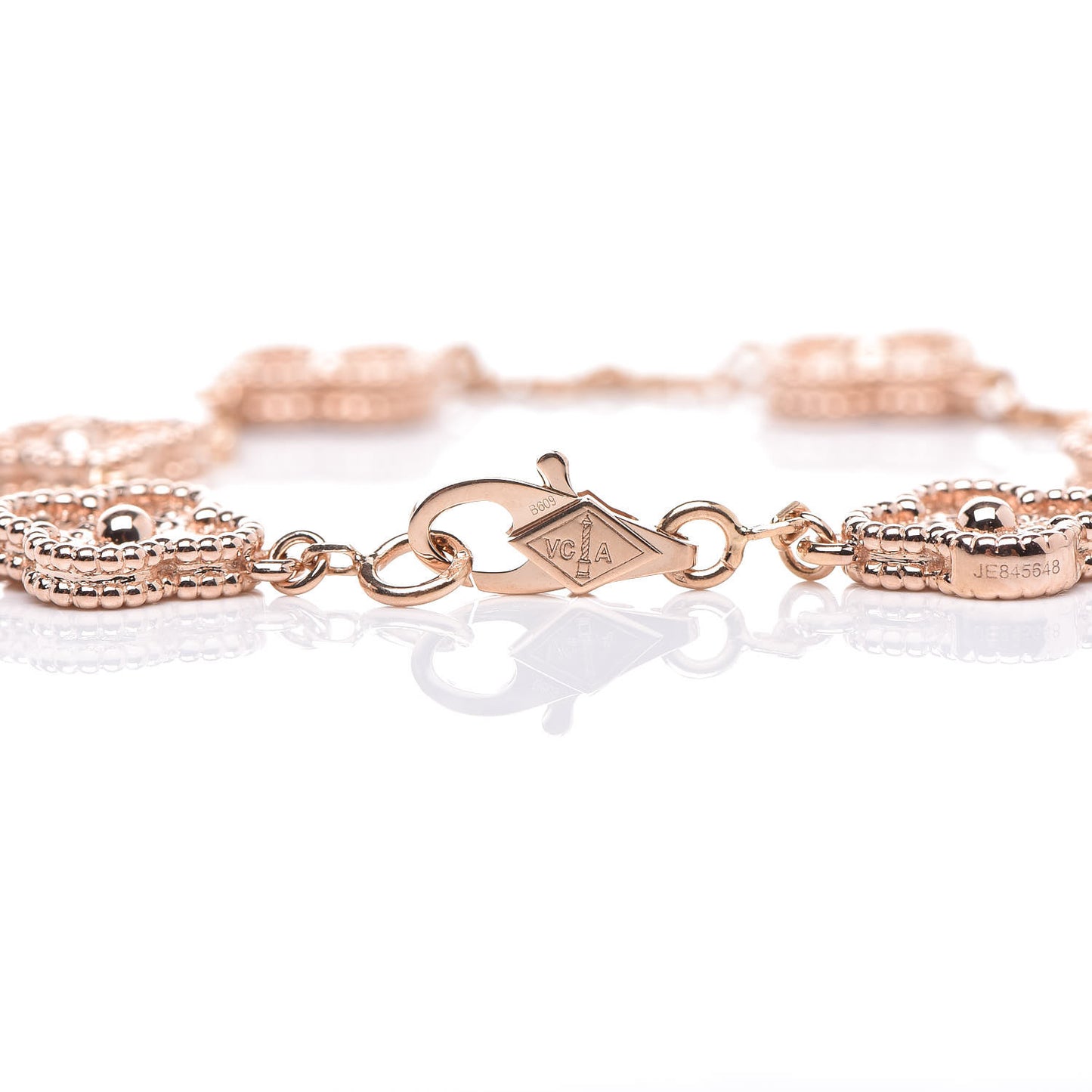 18K Rose Gold 6 Motifs Sweet Alhambra Bracelet