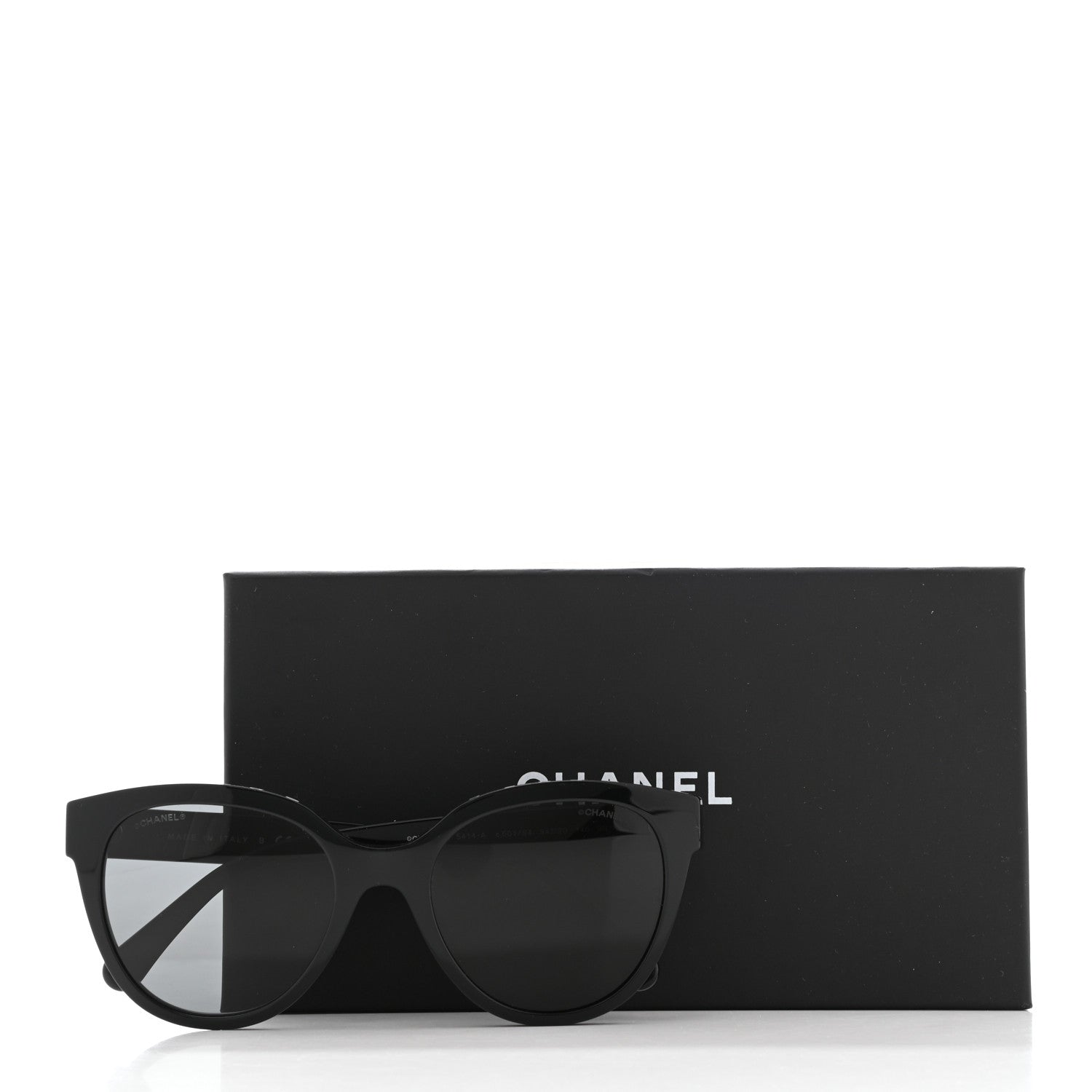 Chanel Acetate CC Butterfly Sunglasses 5414-A Black 8 of 8