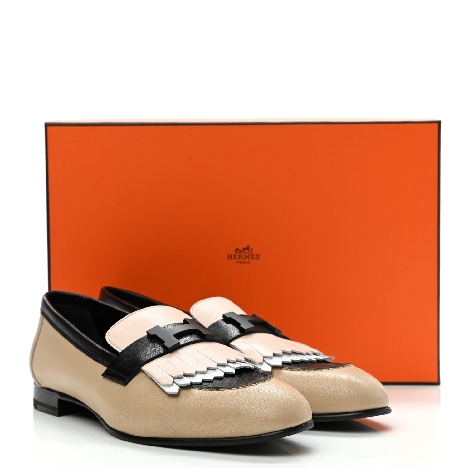 Hermes Goatskin Womens Royal Loafers 39 Multicolor 9 of 9