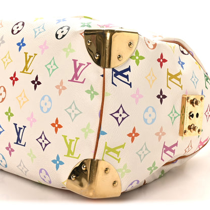 Louis Vuitton Monogram Multicolor Speedy 30 White 9 of 10