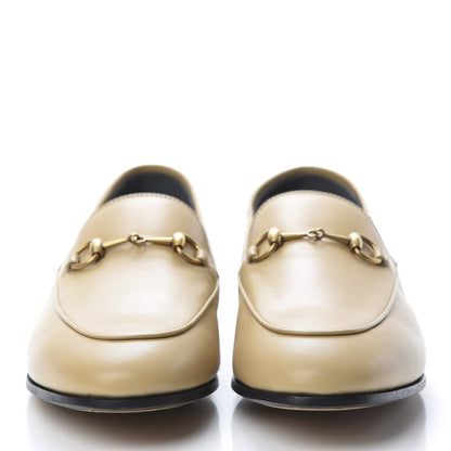 Gucci Lambskin Womens Brixton Horsebit Loafers 41 Wheat 2 of 9