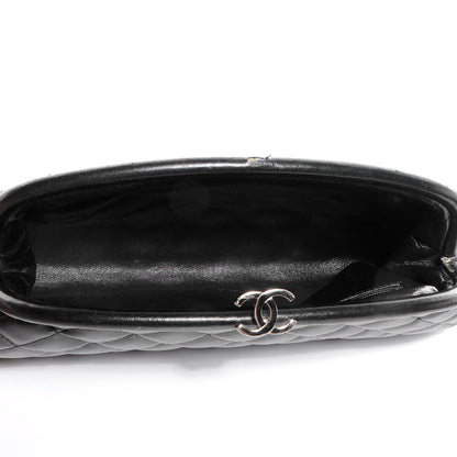 Chanel Lambskin Quilted Timeless Clutch Black 6 of 8