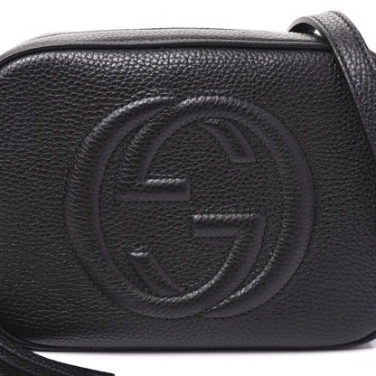 Gucci Pebbled Calfskin Small Soho Disco Bag Black 9 of 10