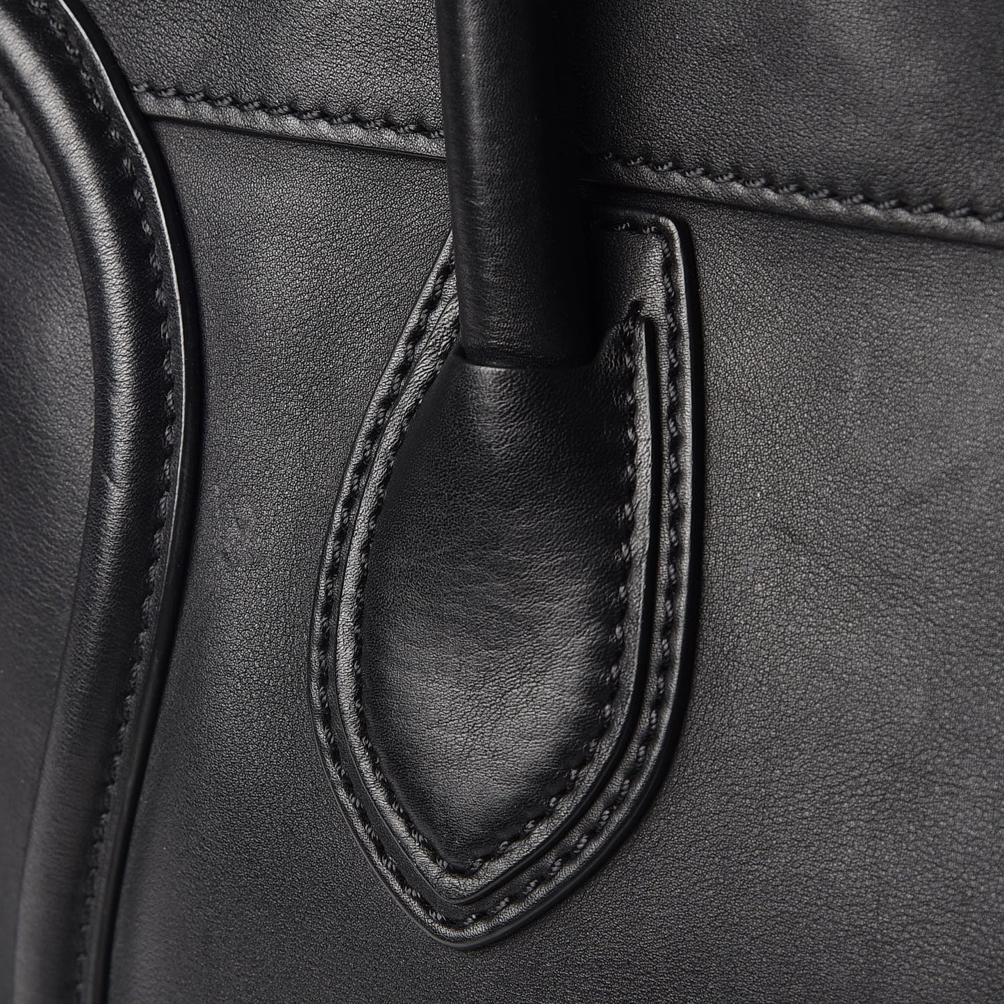 Smooth Calfskin Mini Luggage Black