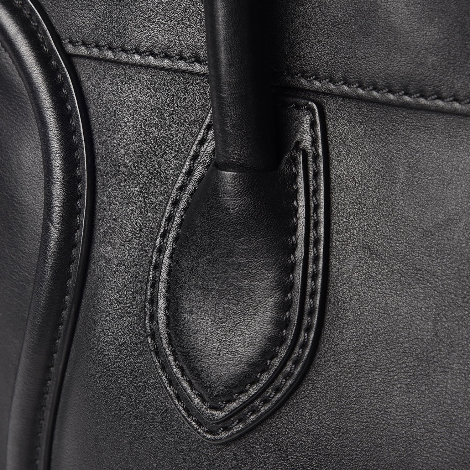 Celine Smooth Calfskin Mini Luggage Black 19 of 20