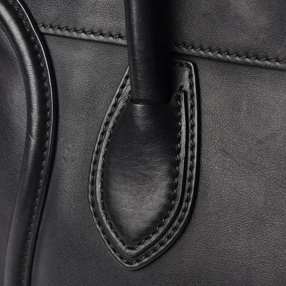 Celine Smooth Calfskin Mini Luggage Black 19 of 20