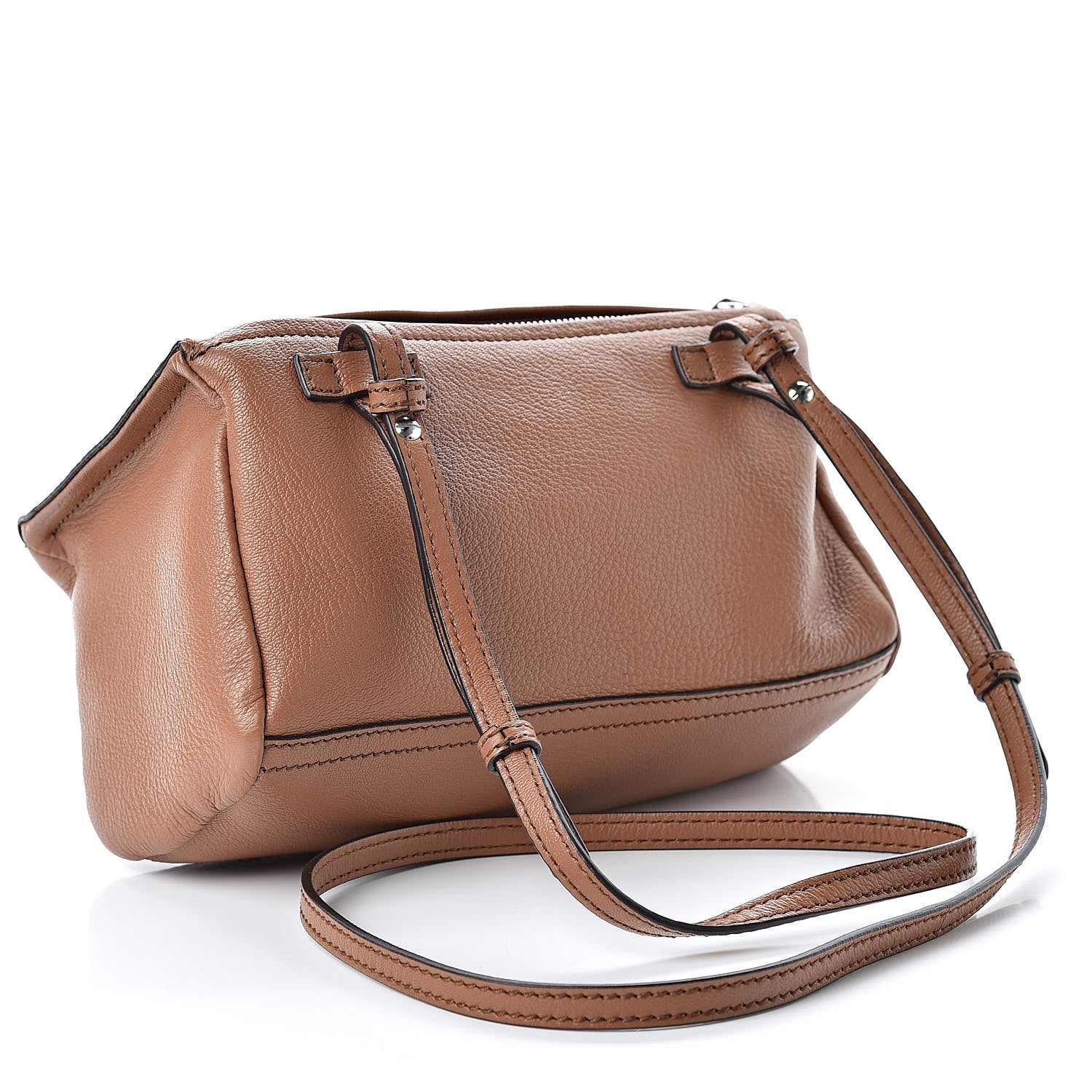 Givenchy Sugar Goatskin Mini Pandora Pony Brown 3 of 11