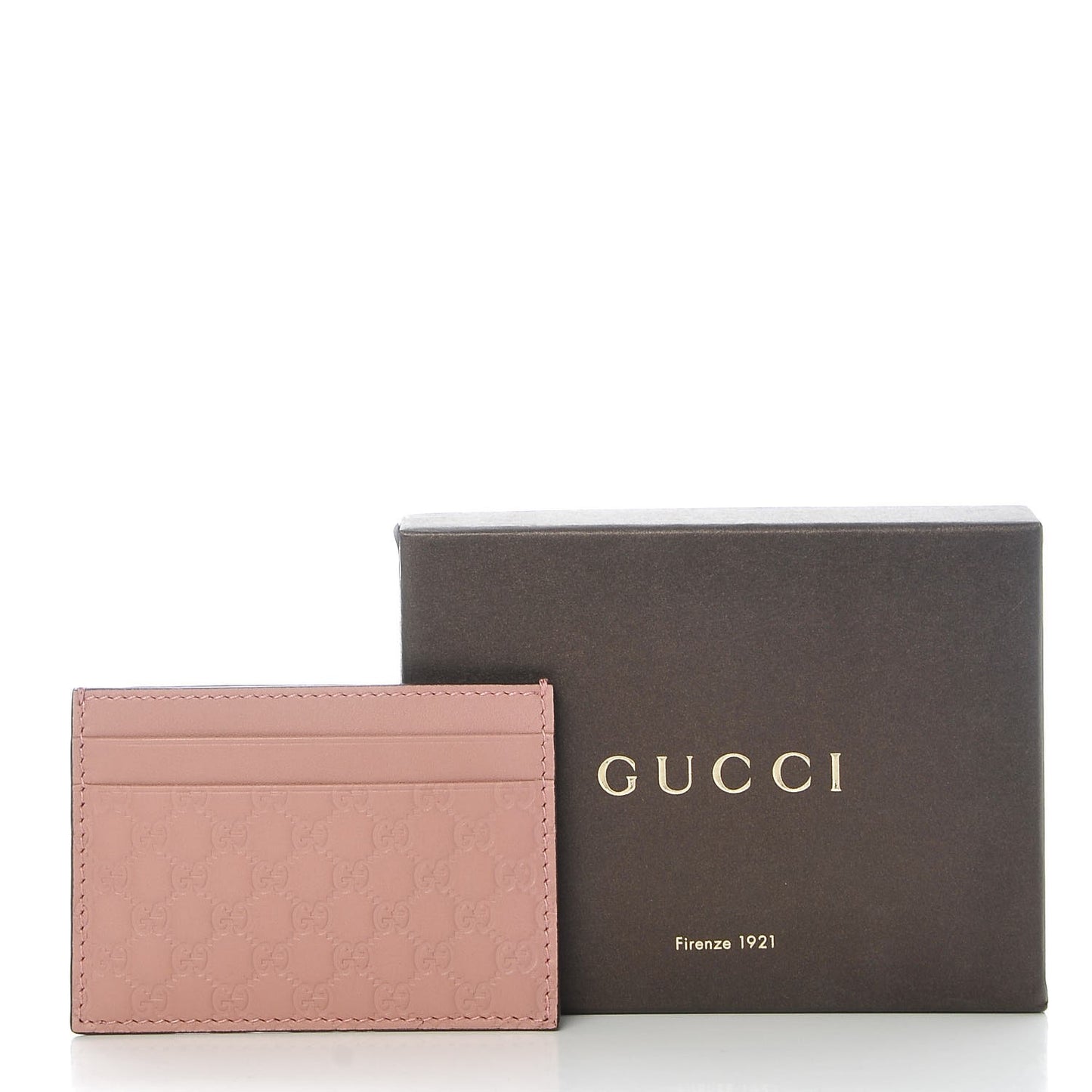 Microguccissima Card Holder Soft Pink