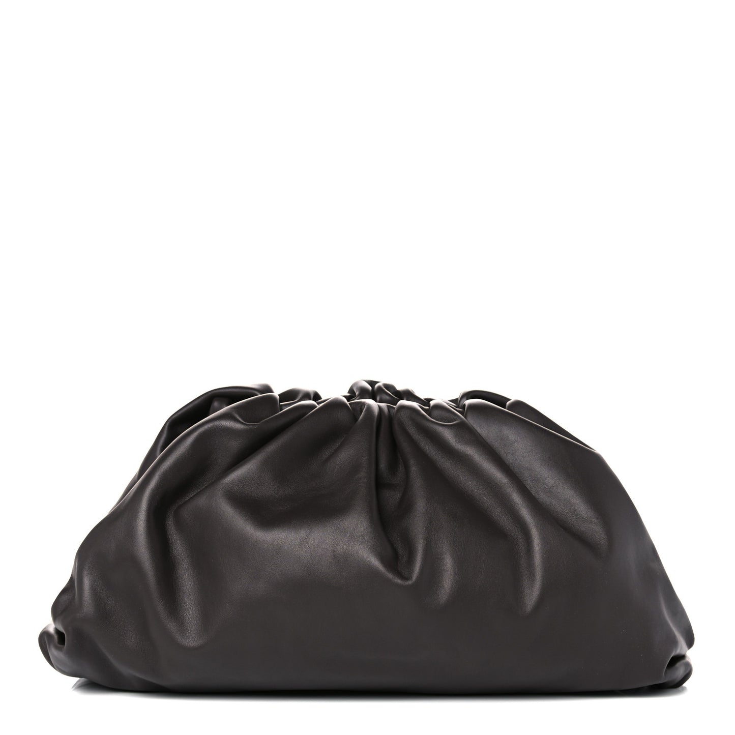 Smooth Butter Calf The Pouch Oversized Clutch Fondant