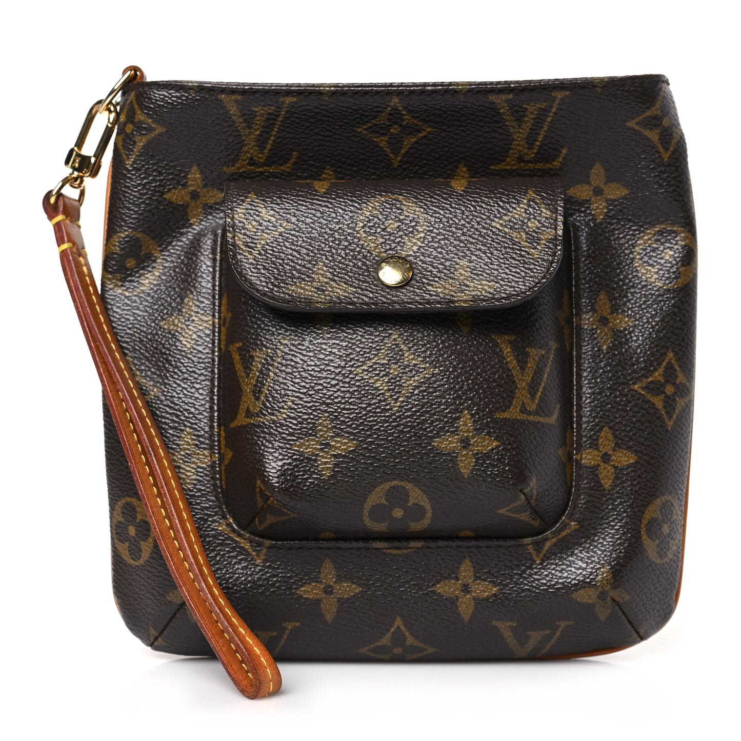Monogram Partition Wristlet