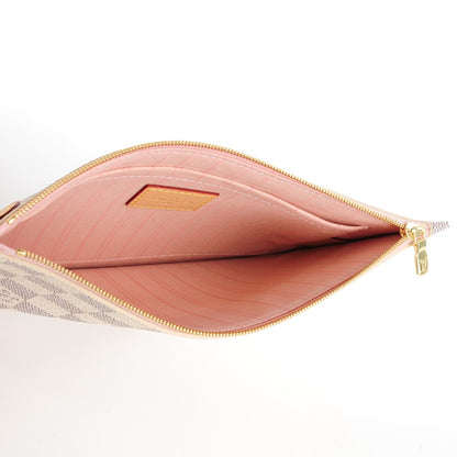 Louis Vuitton Damier Azur Neo Neverfull MM Rose Ballerine 10 of 10