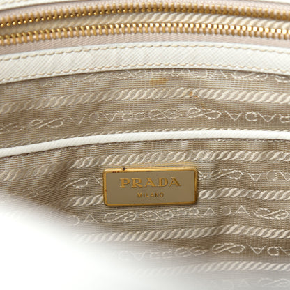 Prada Saffiano Lux Double Handle Shopping Tote Talco 11 of 14