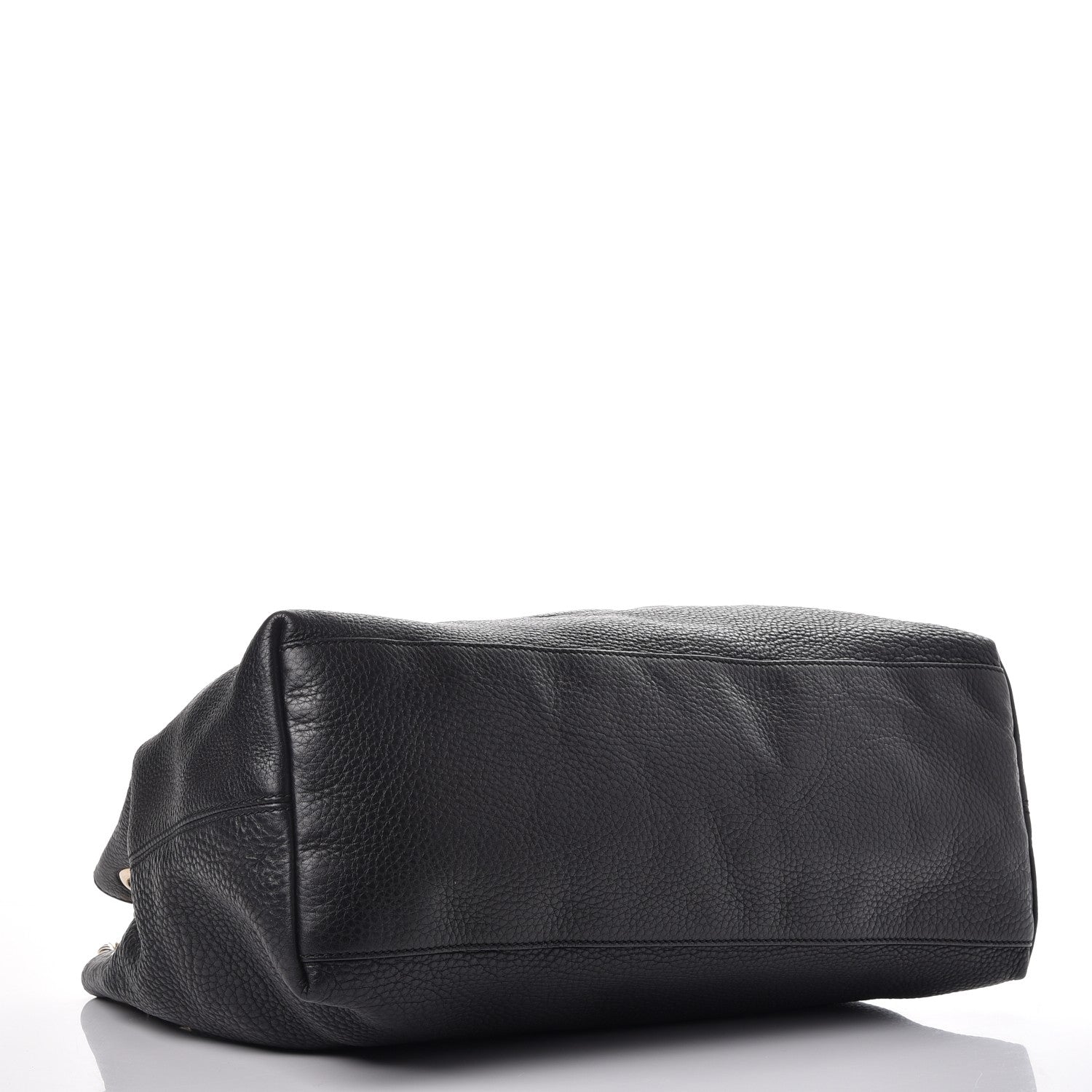 Gucci Pebbled Calfskin Medium Soho Chain Shoulder Bag Black 4 of 7