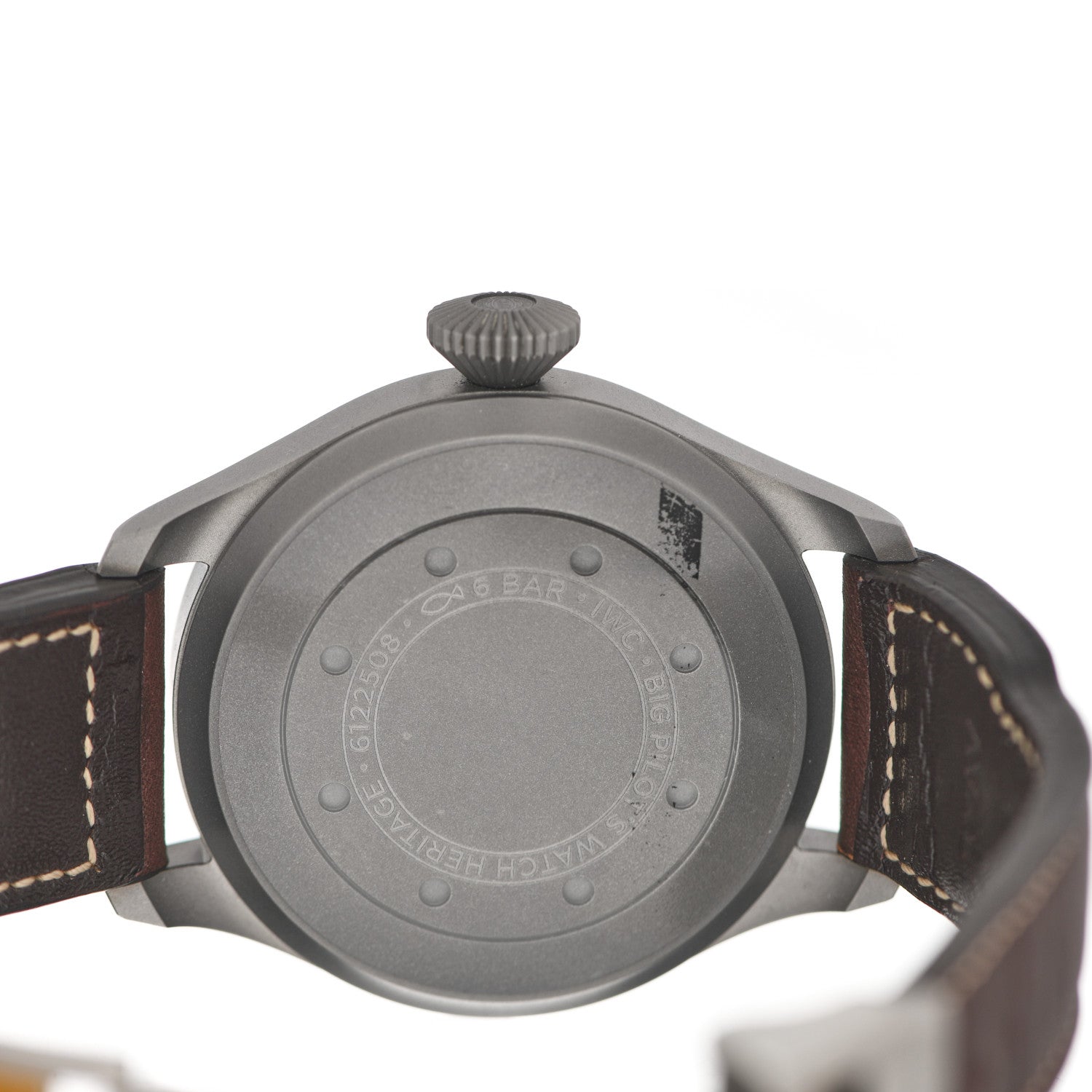 IWC Titanium Calfskin 46mm Big Pilot Heritage Automatic Watch Black IW501004 4 of 4