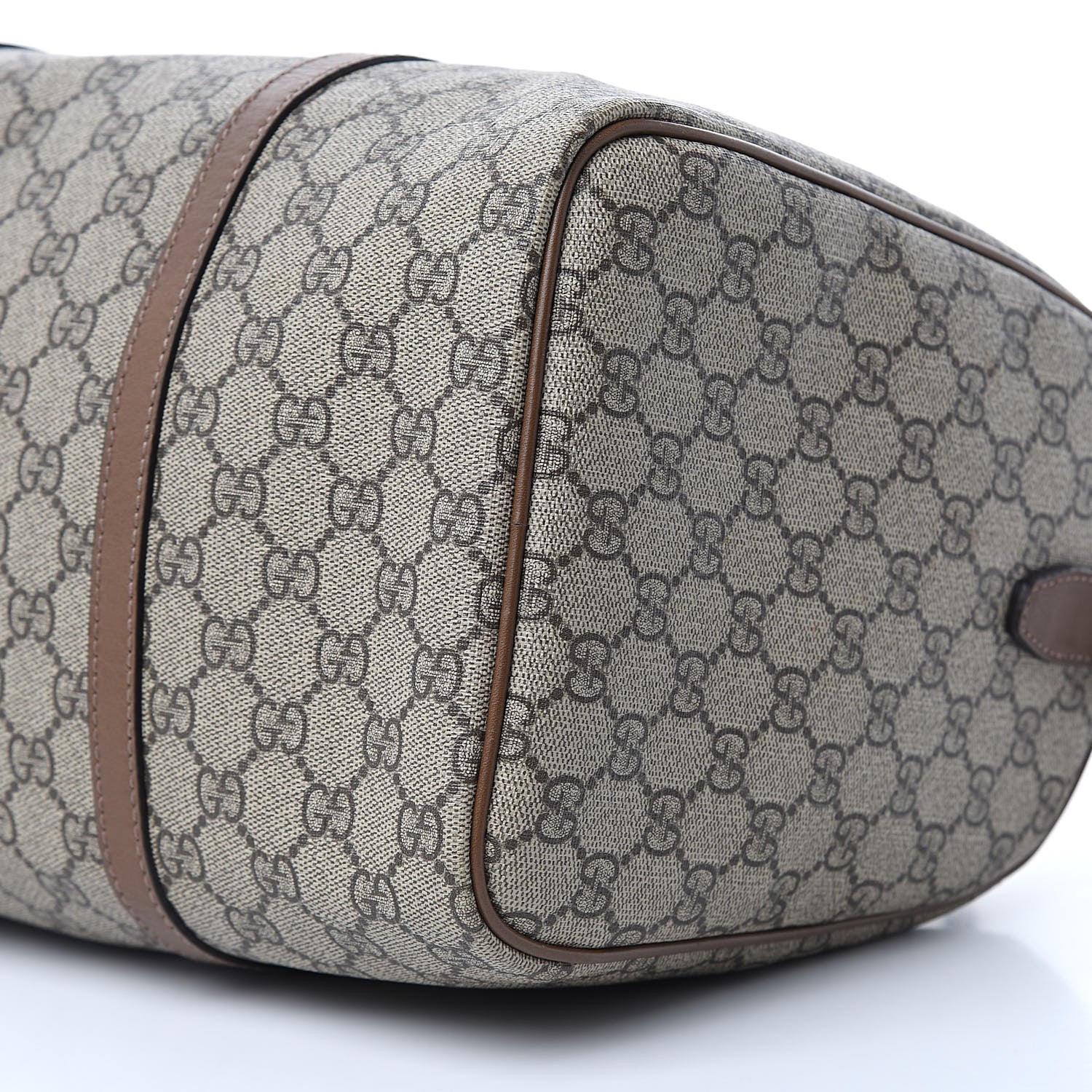 Gucci GG Supreme Monogram Margaux Calfskin Medium Nice Boston Beige Ebony Acero 9 of 13