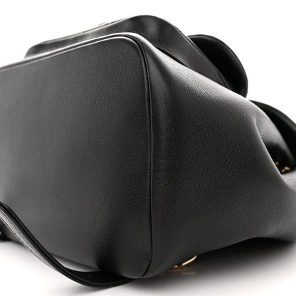 Chanel Lambskin Quilted Large Duma Drawstring Backpack Black 10 of 10