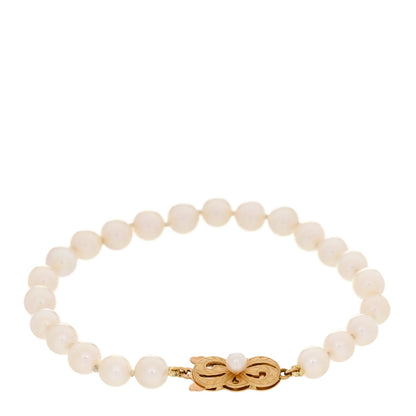 Mikimoto 18K Yellow Gold Akoya Cultured Pearl 6-6.5mm Strand Bracelet 2 of 4