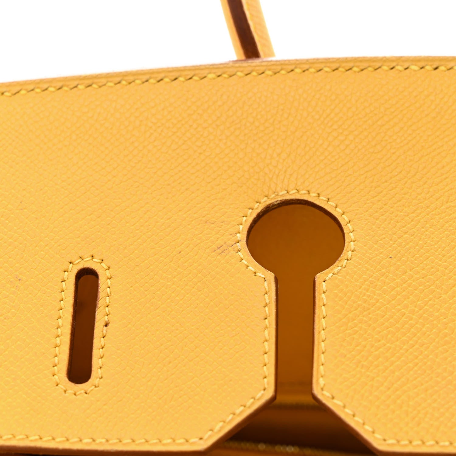 Hermes Epsom Birkin 35 Jaune 16 of 32