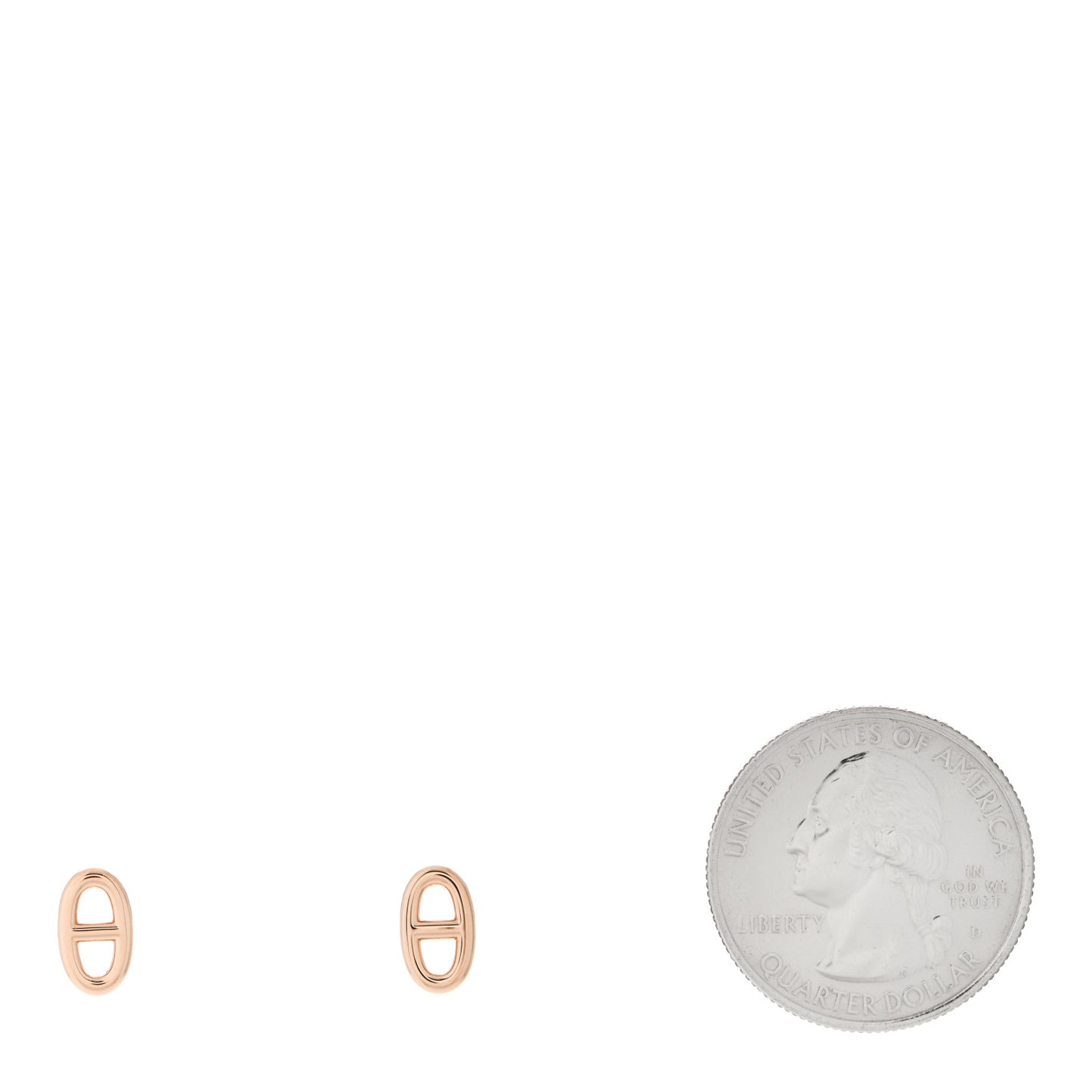 18K Rose Gold TPM Farandole Stud Earrings