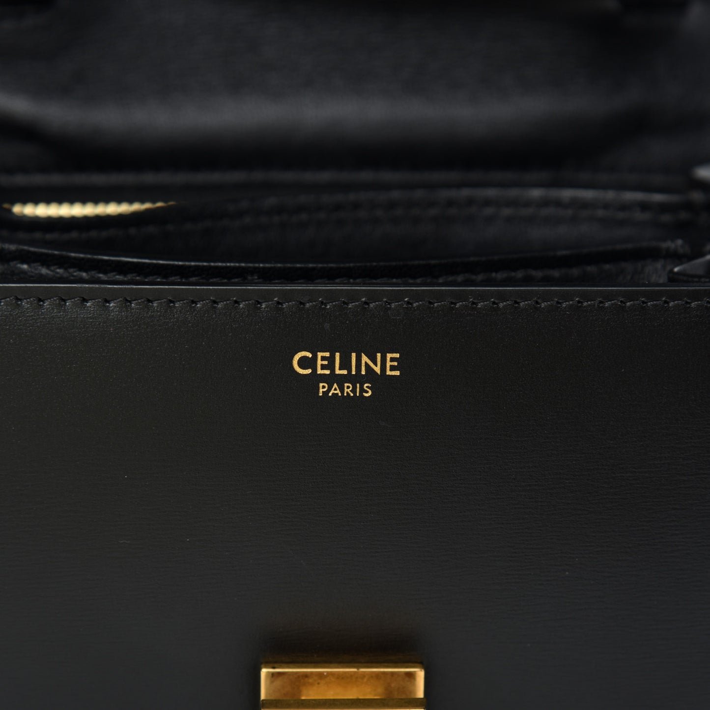 Box Calfskin Small Classic Box Flap Bag Black