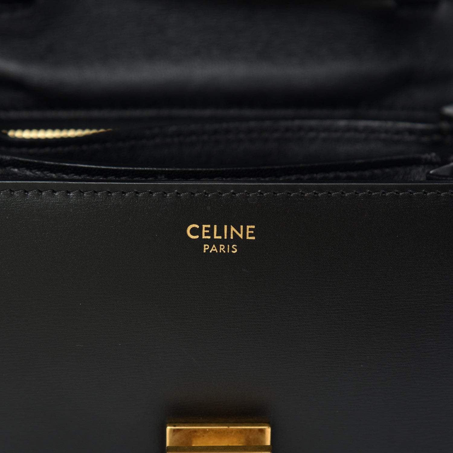 Celine Box Calfskin Small Classic Box Flap Bag Black 6 of 10