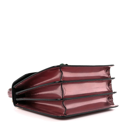Bulgari Metallic Calfskin Serpenti Forever Top Handle Rose Quartz 5 of 12
