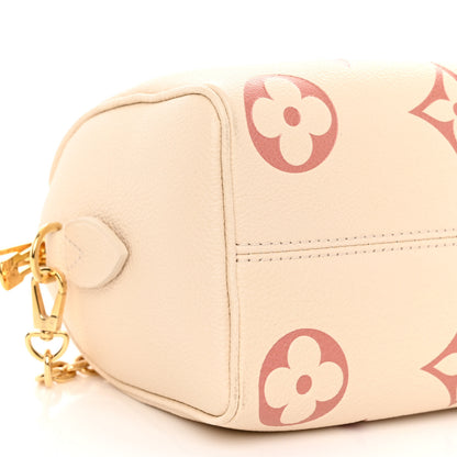 Louis Vuitton LOUIS VUITTON Empreinte Monogram Giant Speedy Bandouliere 20 Creme Rose Trianon 8 of 10