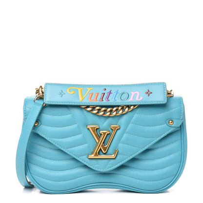 Louis Vuitton Calfskin New Wave Chain MM Malibu Green 1 of 12