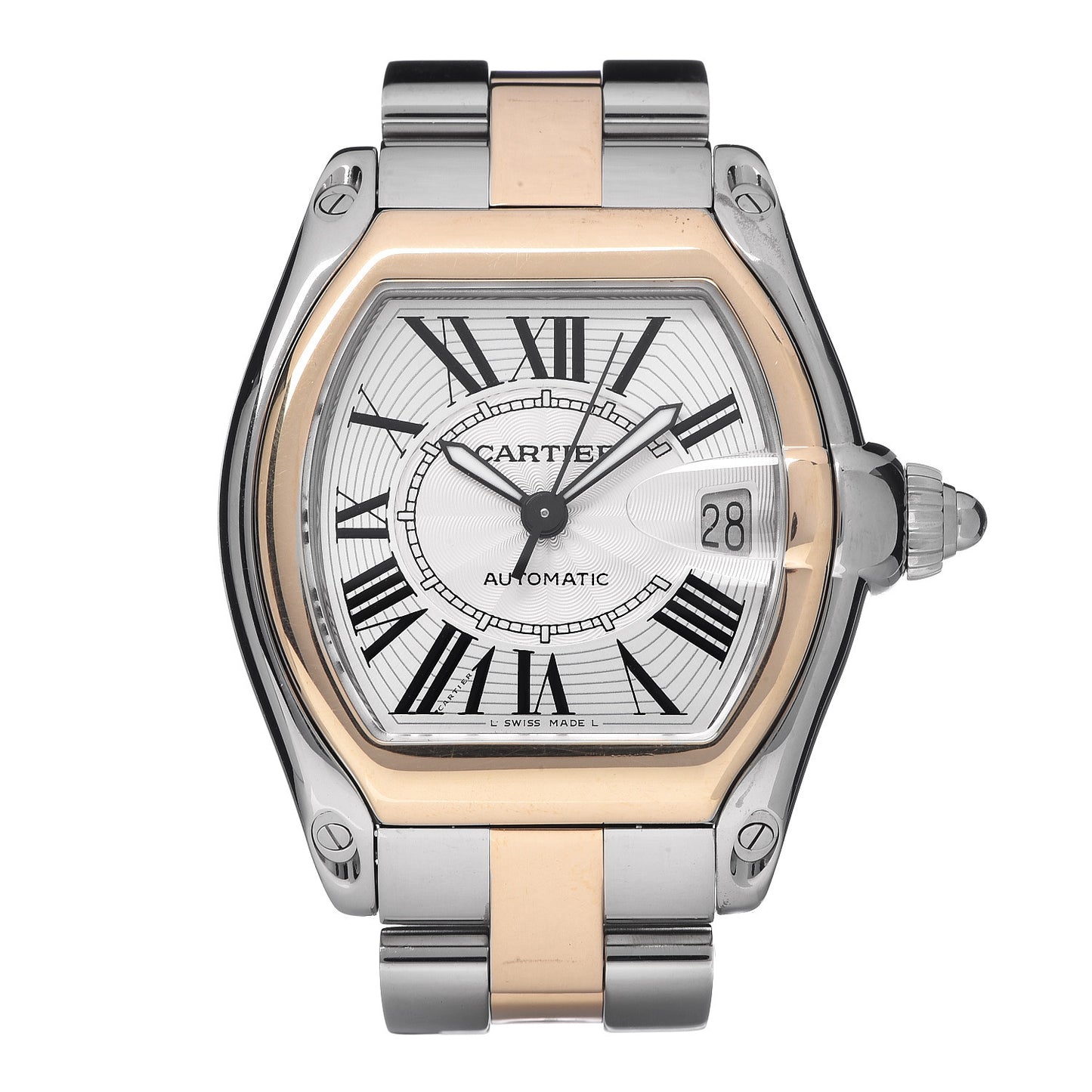 Stainless Steel 18K Yellow Gold 37mm Roadster Automatic Watch