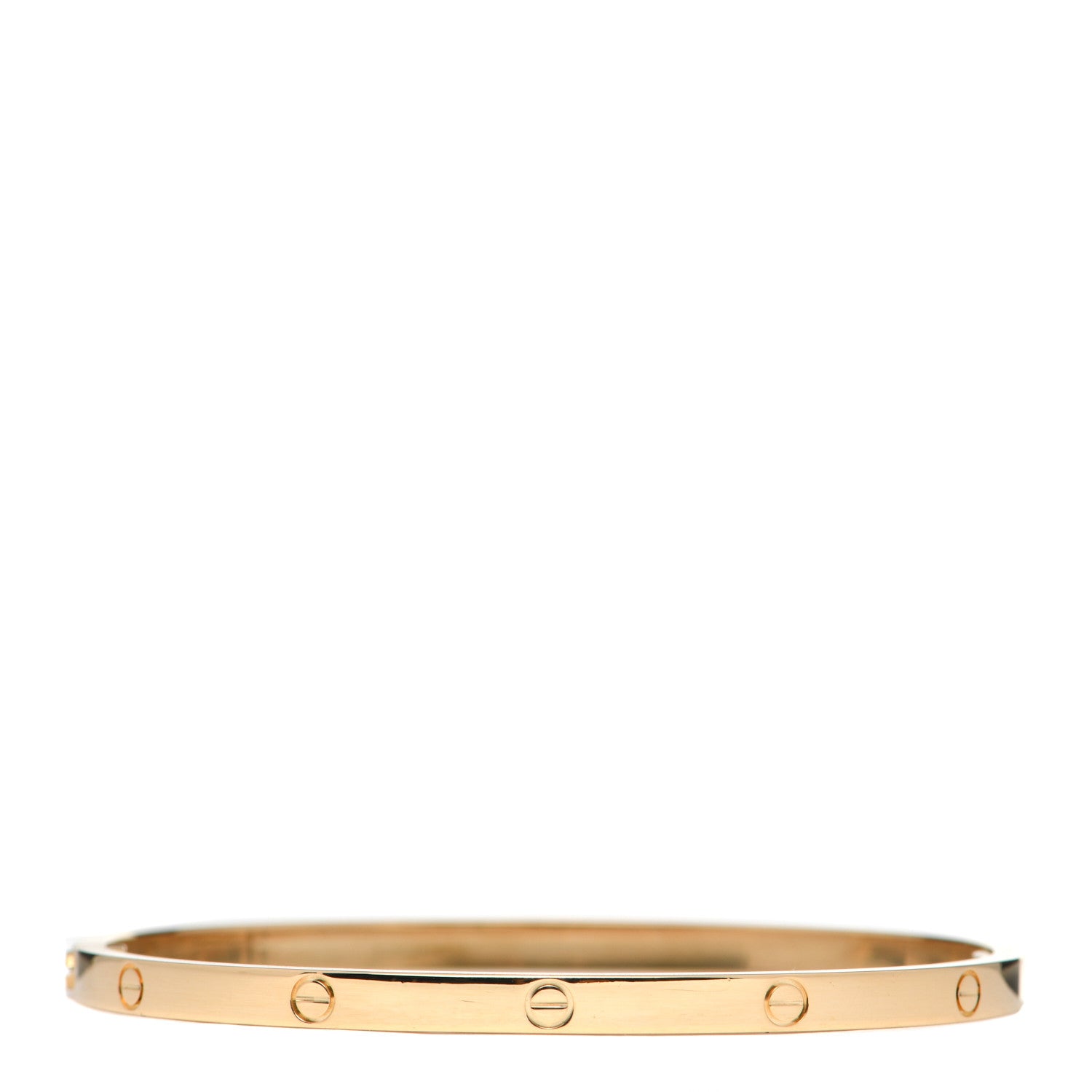 Cartier 18K Yellow Gold Small LOVE Bracelet 17 3 of 6