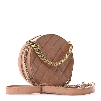 Chanel Calfskin Round As Earth Evening Bag Beige 3 of 10