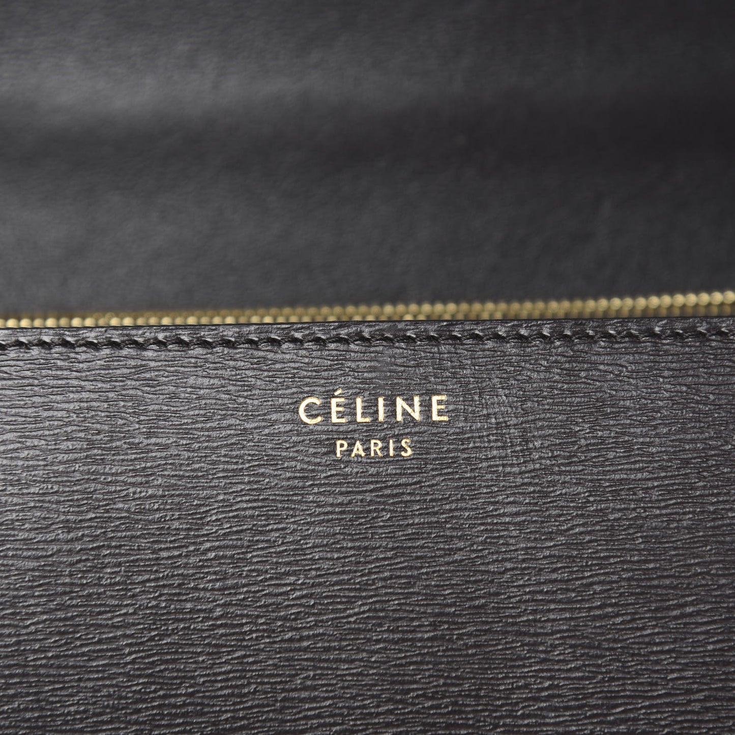 Liege Calfskin Medium Classic Box Flap Bag Black