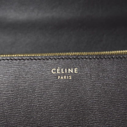 Celine Liege Calfskin Medium Classic Box Flap Bag Black 5 of 10