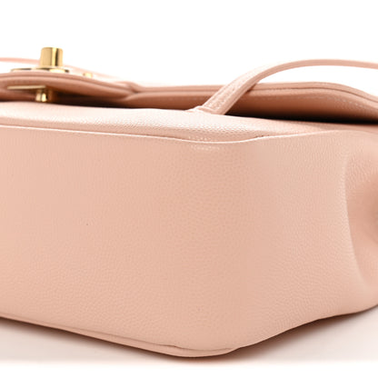 Chanel Shiny Caviar Preppy Coco Small Flap Light Pink 10 of 11