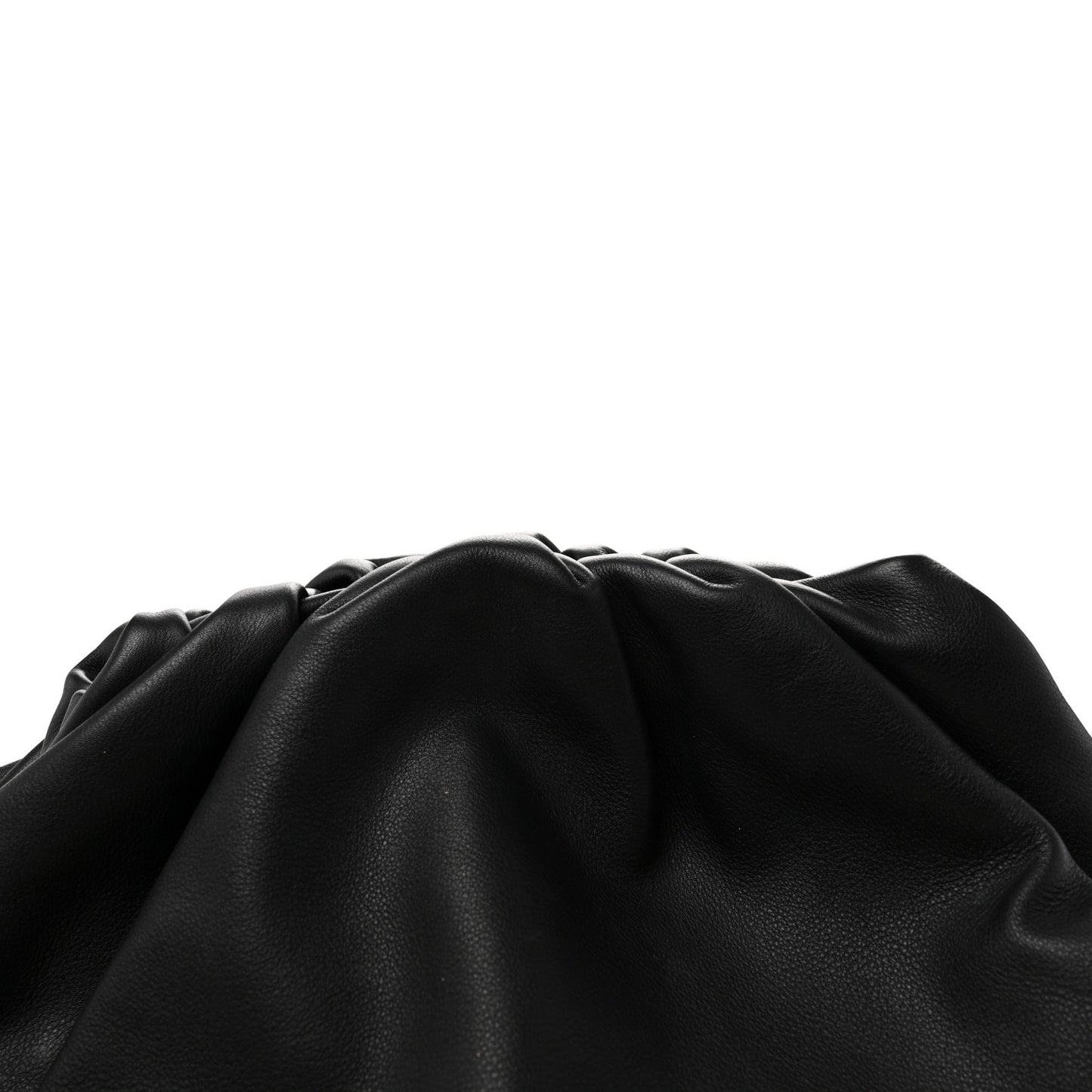 Smooth Butter Calf The Pouch Oversized Clutch Black