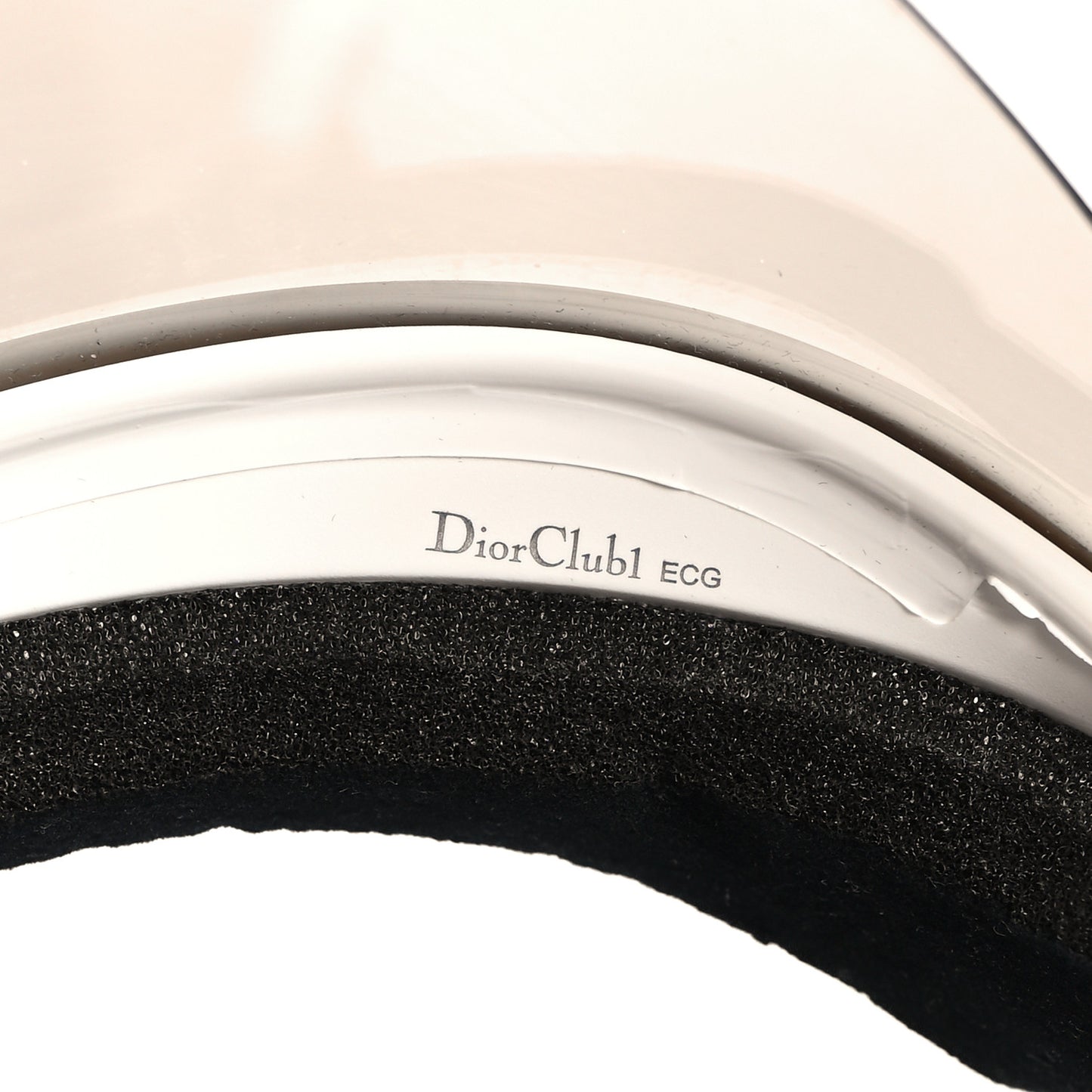 Mirrored DiorClub1 Sun Visor Navy