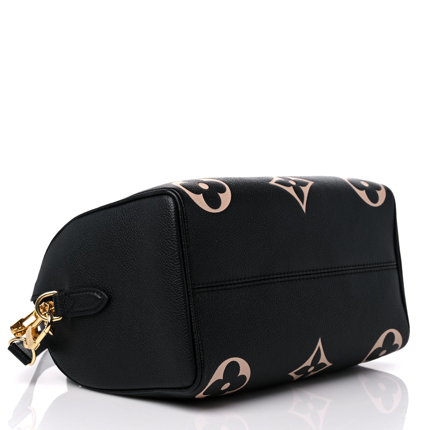 Empreinte Monogram Giant Speedy Bandouliere 25 Black Beige