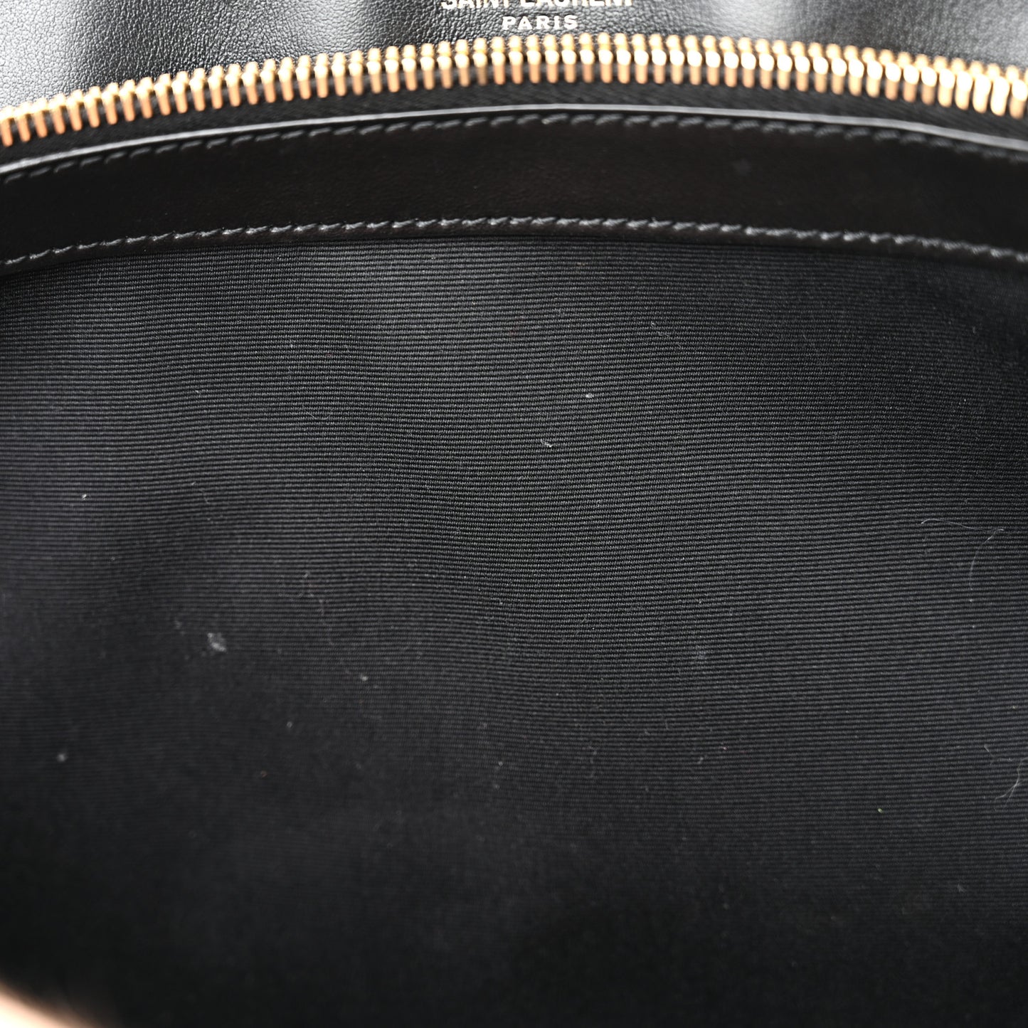 Calfskin Y Quilted Monogram Large Loulou Chain Satchel Black