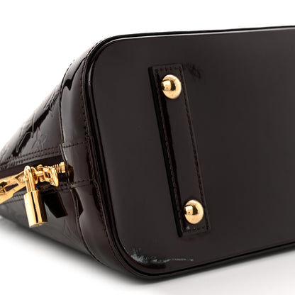 Louis Vuitton Vernis Alma PM Amarante 9 of 11