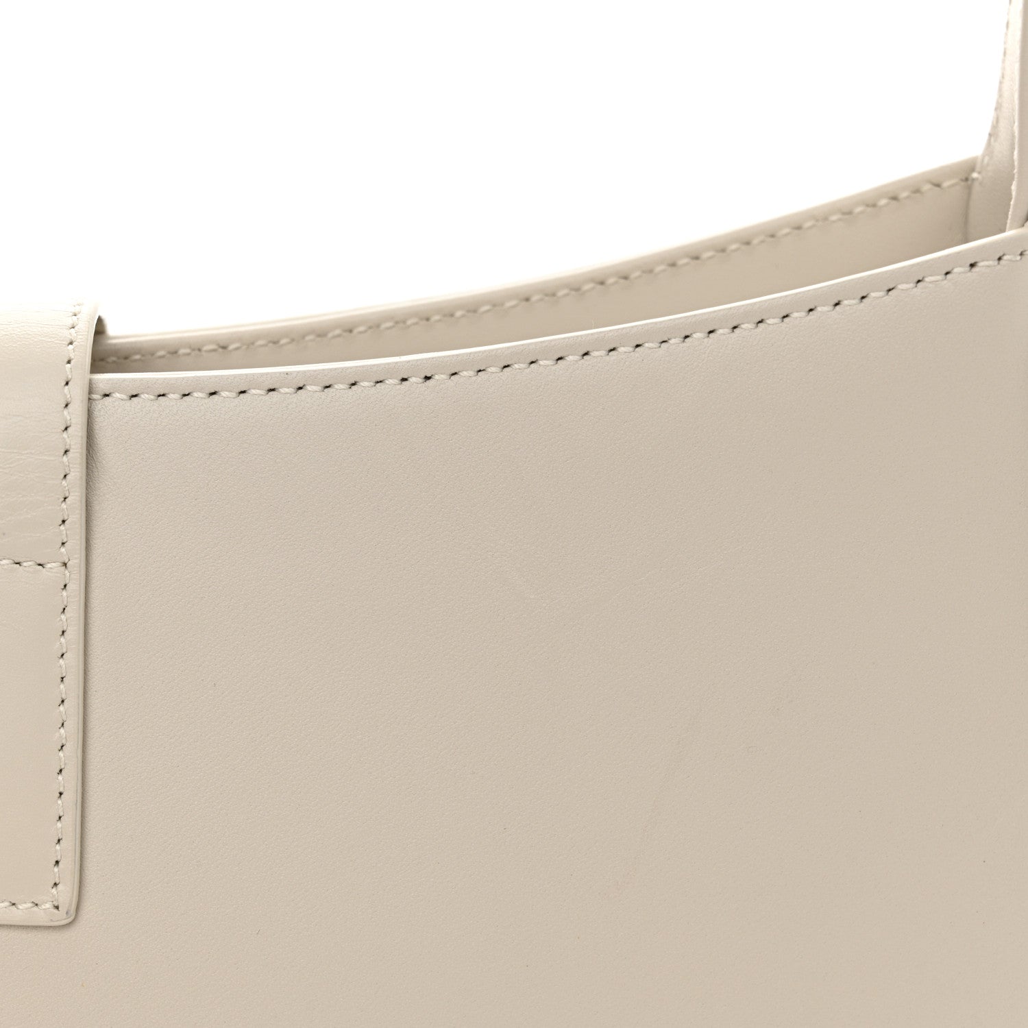 Saint Laurent Smooth Calfskin Le 5 A 7 Hobo Crema Soft 12 of 14