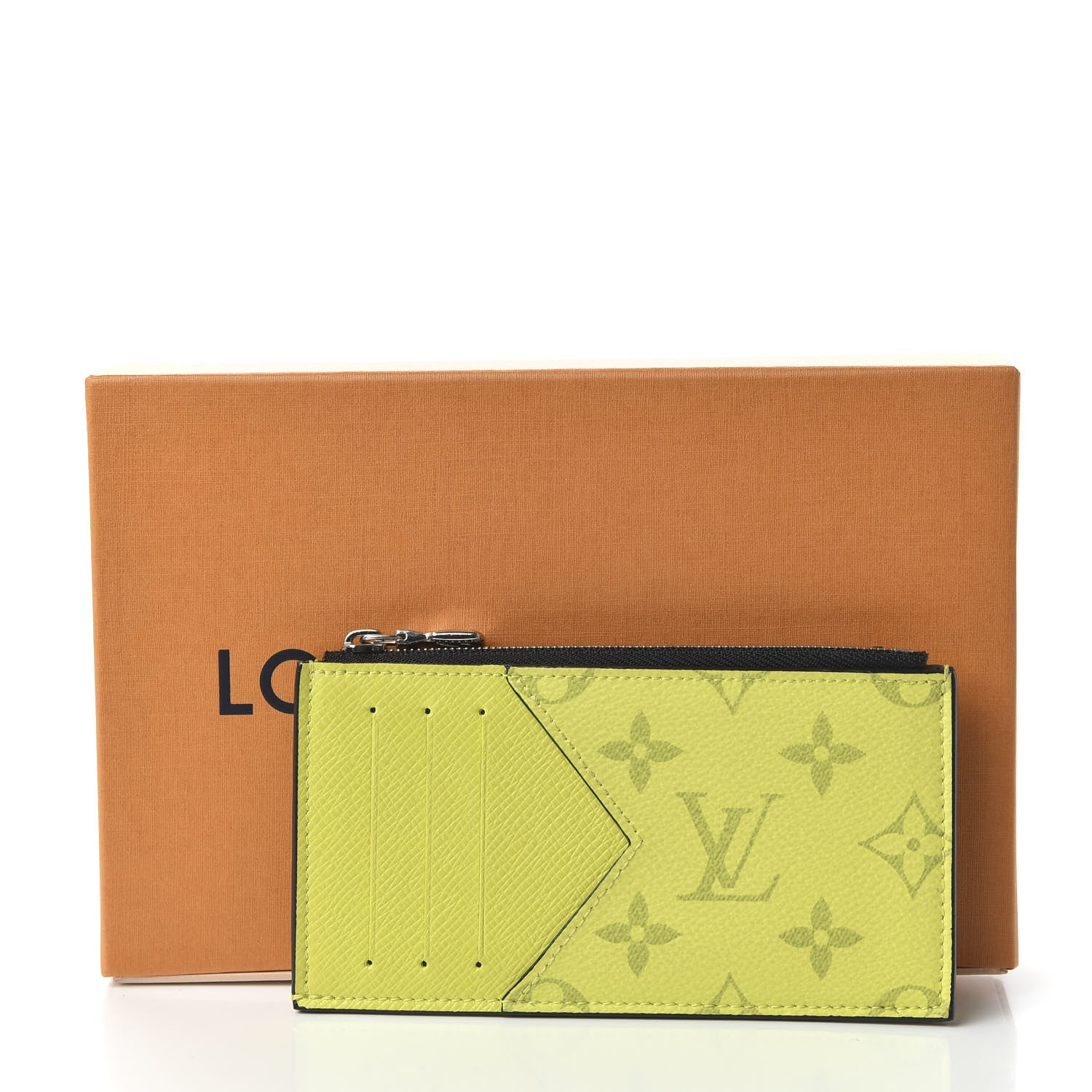 Louis Vuitton Monogram Taiga Coin Card Holder Yellow 10 of 10