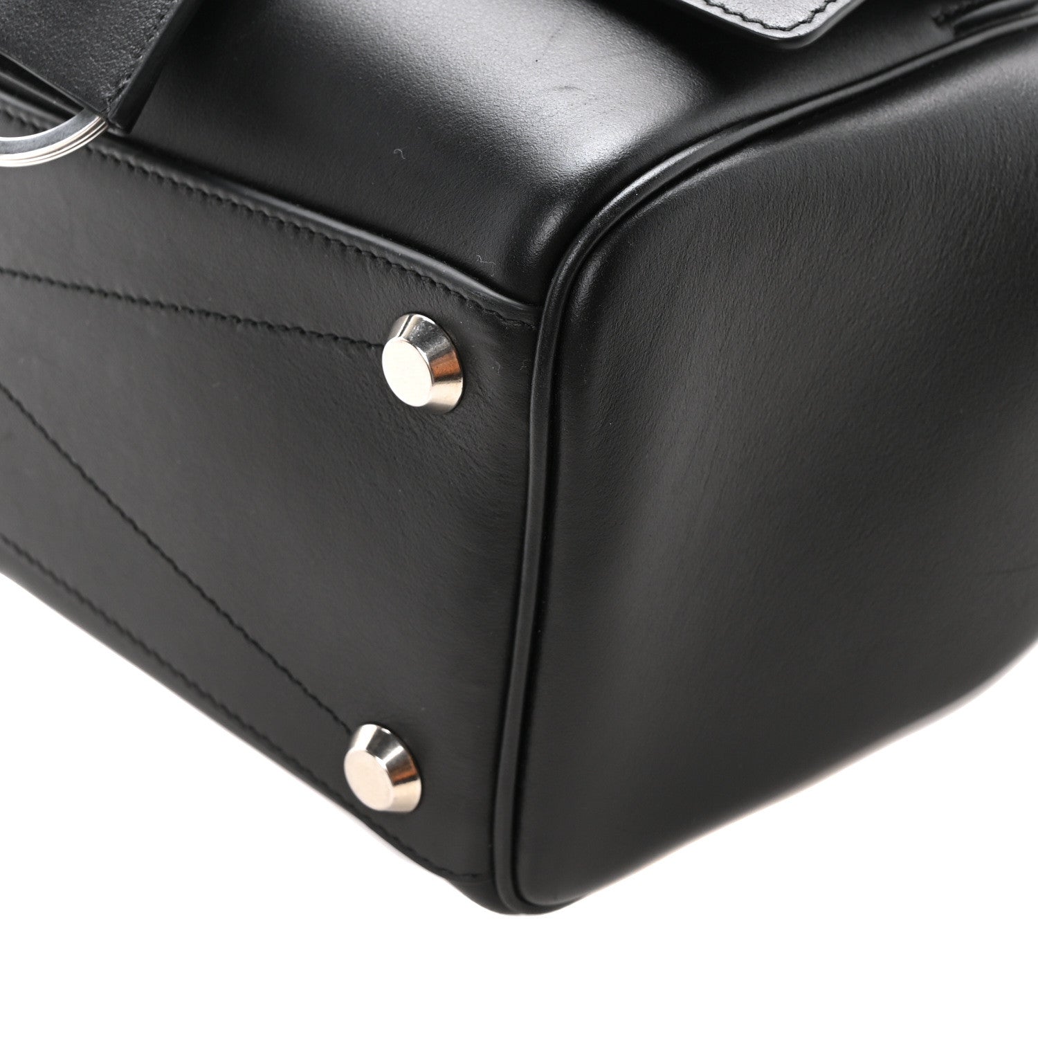 Balenciaga Smooth Calfskin Small Bel Air Carry All Bag Black 10 of 10