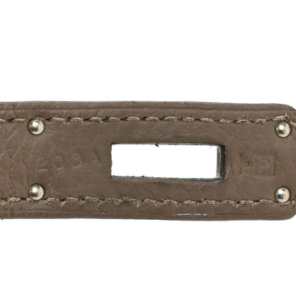 Hermes Taurillon Clemence Eclat Jypsiere 28 Etain Etoupe 7 of 11
