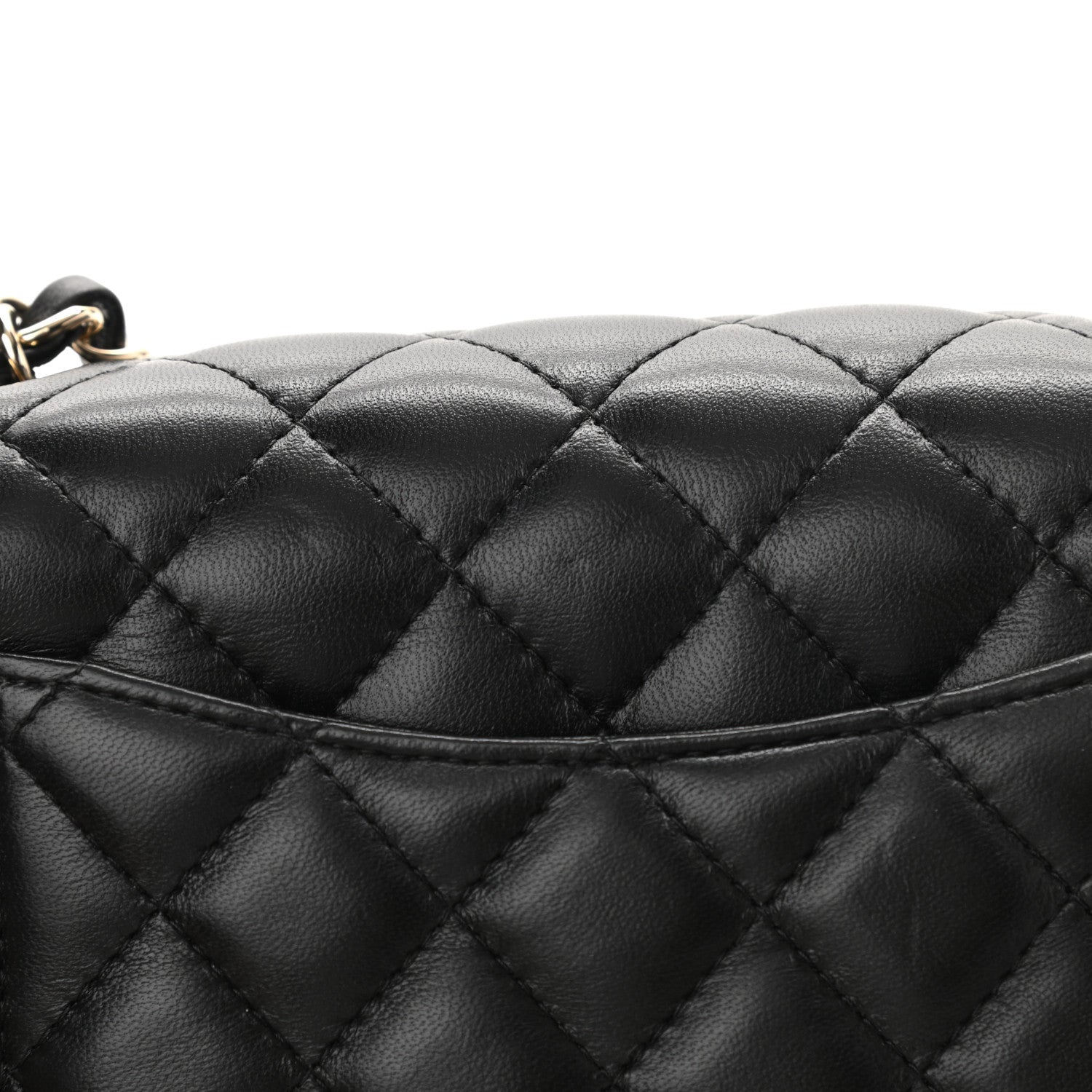 Chanel Lambskin Quilted Mini Rectangular Flap Black 13 of 16