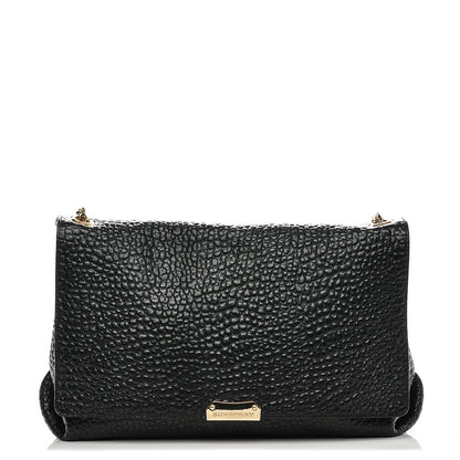 Burberry Signature Grain Large Mildenhall Shoulder Bag Black 1 of 7