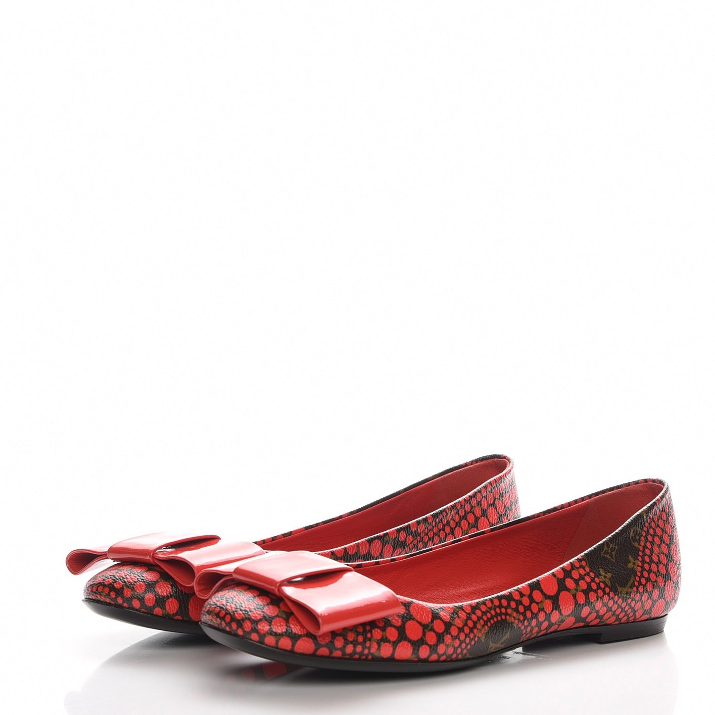 Monogram Kusama Town Flats 37 Red
